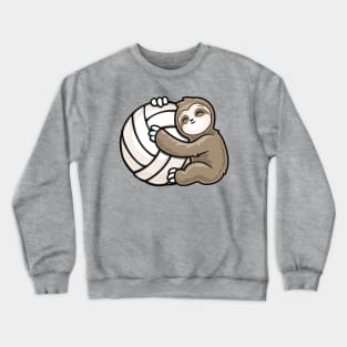 Baby Sloth volleyball player Crewneck Sweatshirt